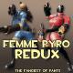 Femme Pyro Redux (updated!) Skin screenshot