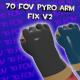 70 FOV Pyro arm fix V2 With team coloring Skin screenshot