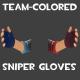 Team-Colored Sniper Gloves Skin screenshot